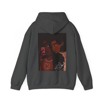 Unisex Heavy Blend™ Hooded Sweatshirt (Black Love)