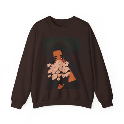 Unisex Heavy Blend™ Crewneck Sweatshirt (Flowers)