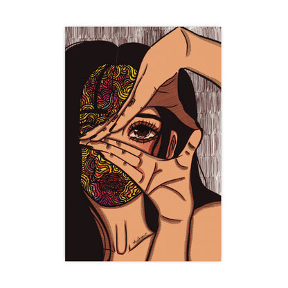 Vertical Matte Poster - Illusions [color]