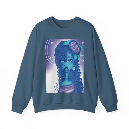 Unisex Heavy Blend™ Crewneck Sweatshirt (Blue Rose)