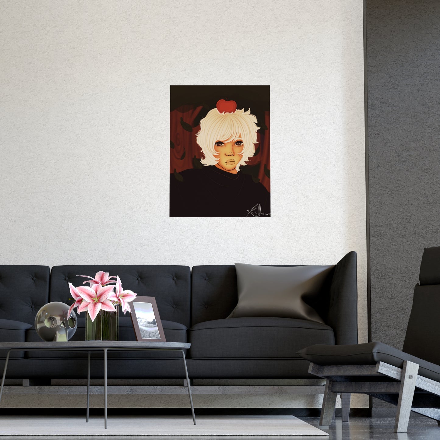 Vertical Matte Poster - Apple
