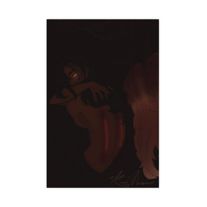 Vertical Matte Poster - Wounded Angel