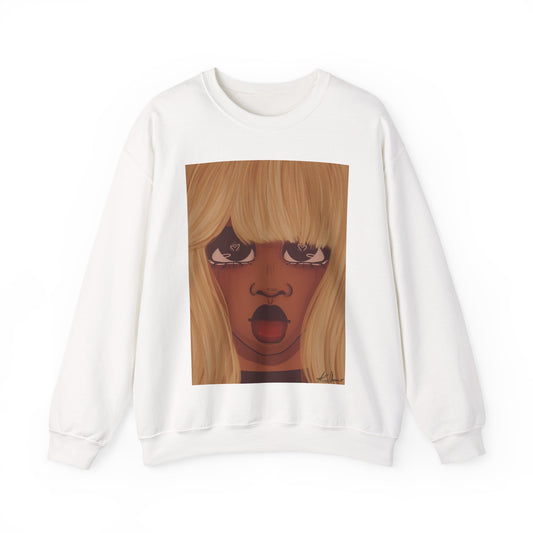 Unisex Heavy Blend™ Crewneck Sweatshirt (Heart Eyes)