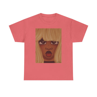 Unisex Heavy Cotton Tee (Heart Eyes)