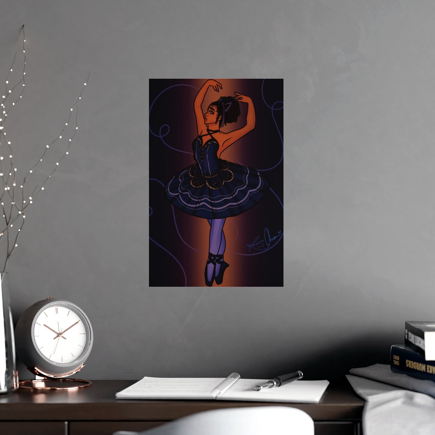 Vertical Matte Poster - Ballerina