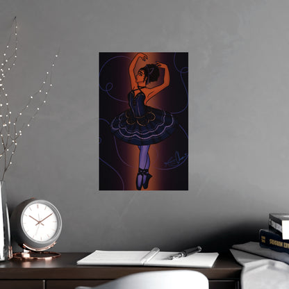 Vertical Matte Poster - Ballerina