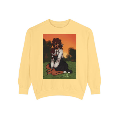 Unisex Garment-Dyed Sweatshirt (Sunset)