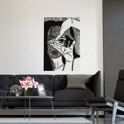 Vertical Matte Poster - Illusions