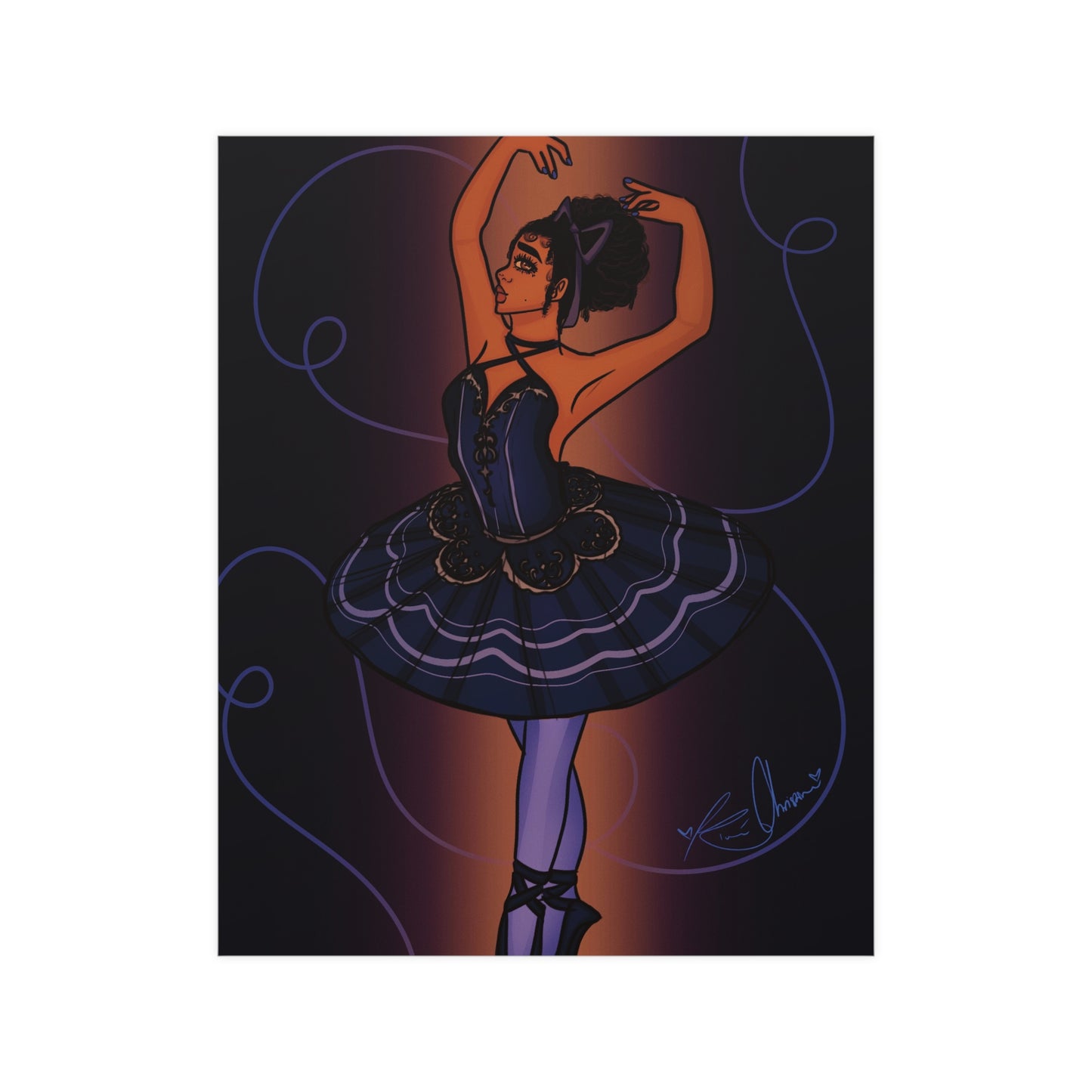 Vertical Matte Poster - Ballerina
