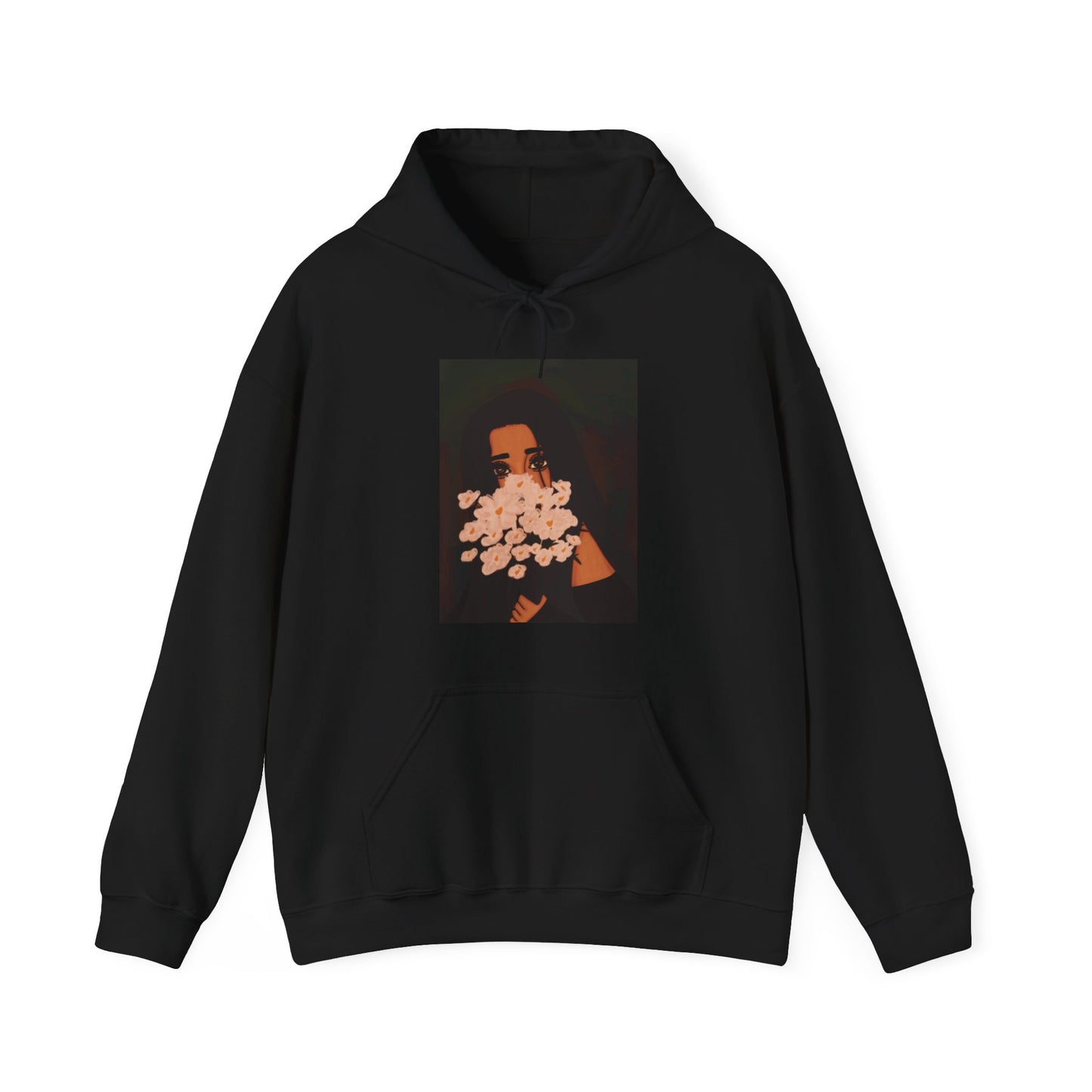 Unisex Heavy Blend™ Hooded Sweatshirt (Flowers V2)