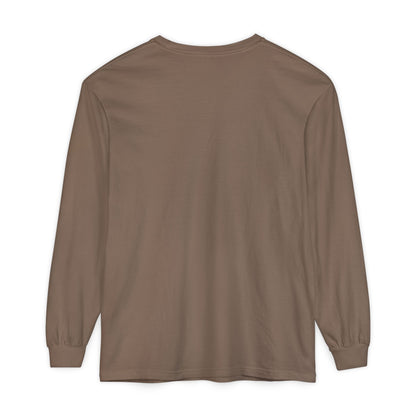 Unisex Garment-dyed Long Sleeve T-Shirt (Apple)