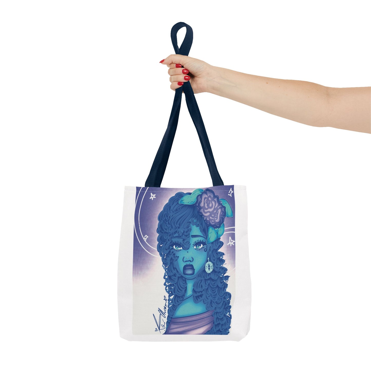 Tote Bag (Blue Rose)