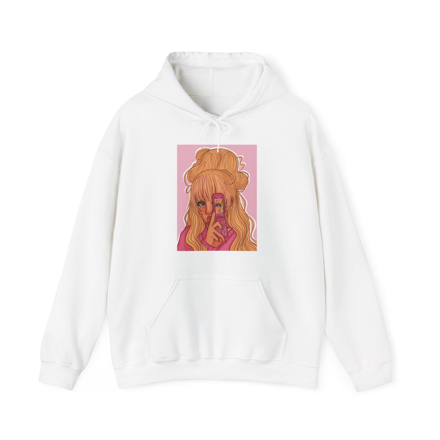 Unisex Heavy Blend™ Hooded Sweatshirt (Pink 90’s Girl V2)