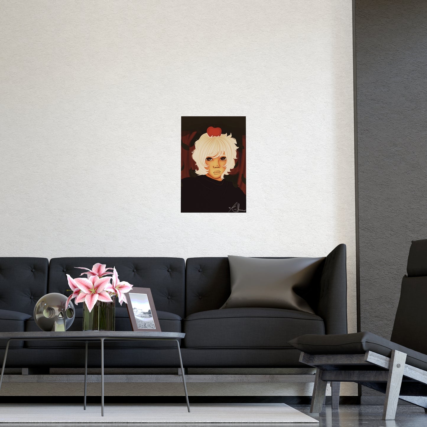 Vertical Matte Poster - Apple