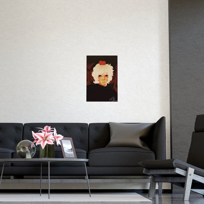 Vertical Matte Poster - Apple