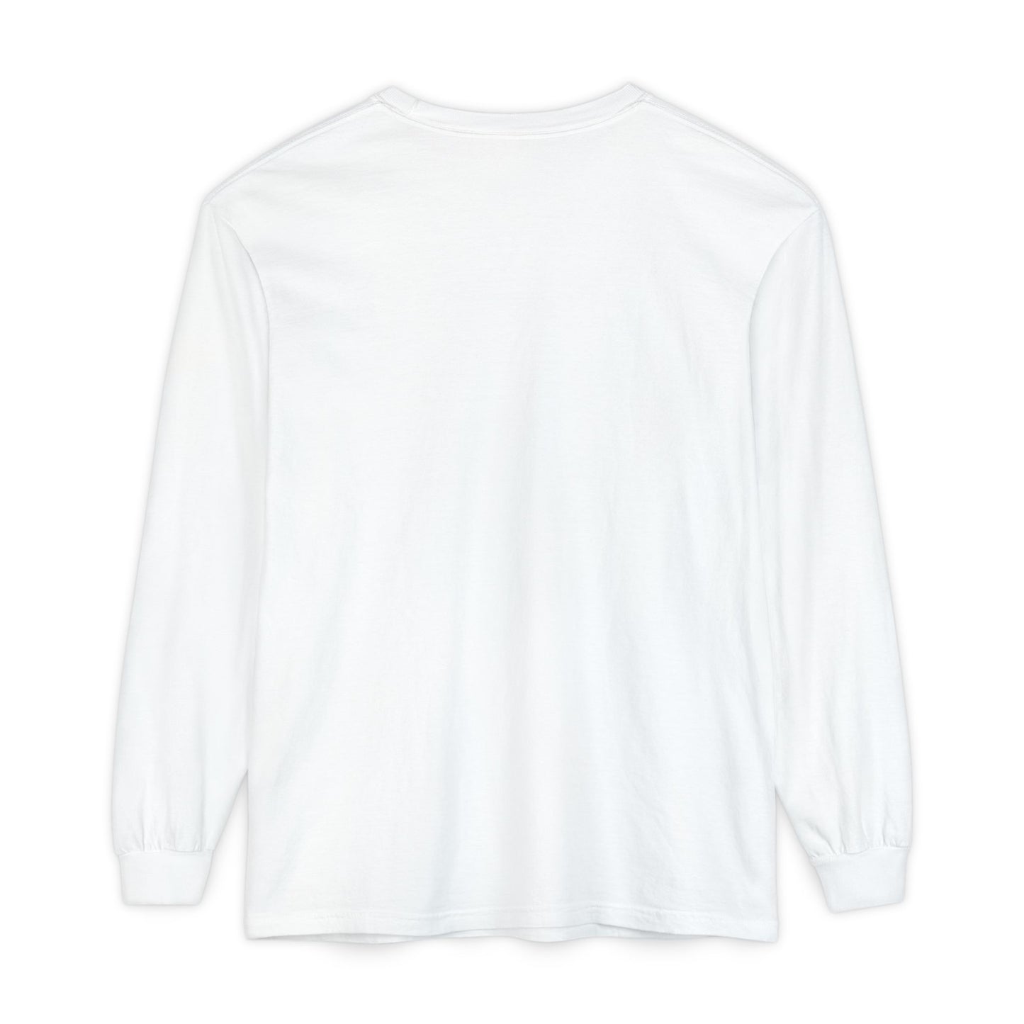 Unisex Garment-dyed Long Sleeve T-Shirt (Fear)