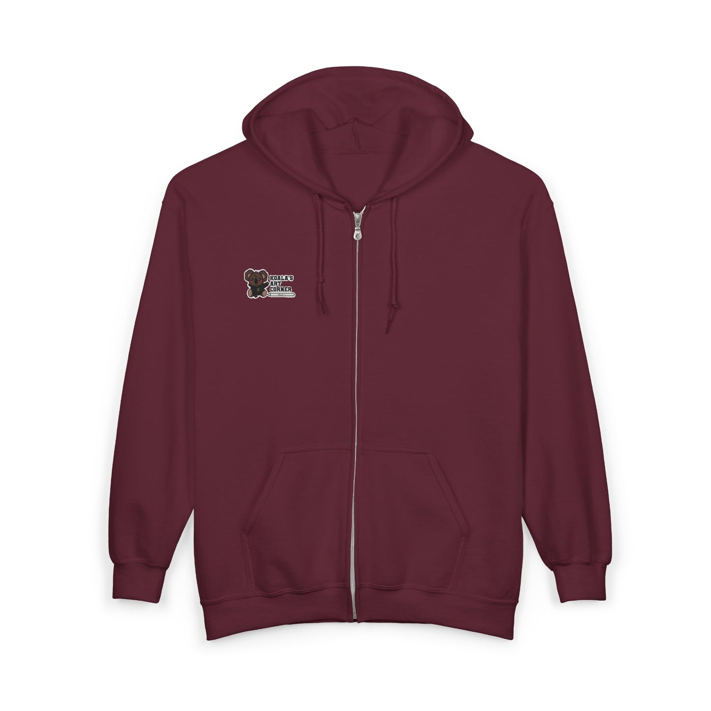 Unisex Zip Up Sweatshirt - Black Love