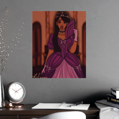 Vertical Matte Poster - Princess