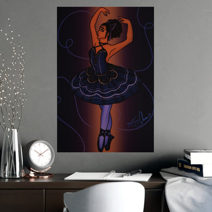 Vertical Matte Poster - Ballerina