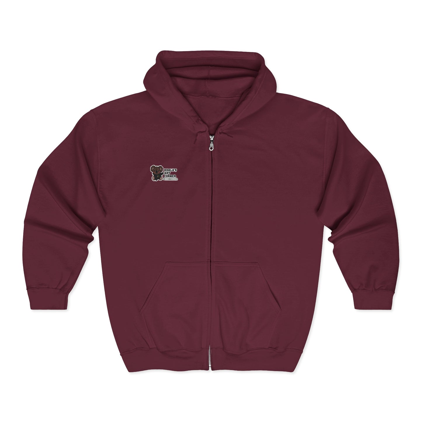 Unisex Zip Up Sweatshirt - Black Love