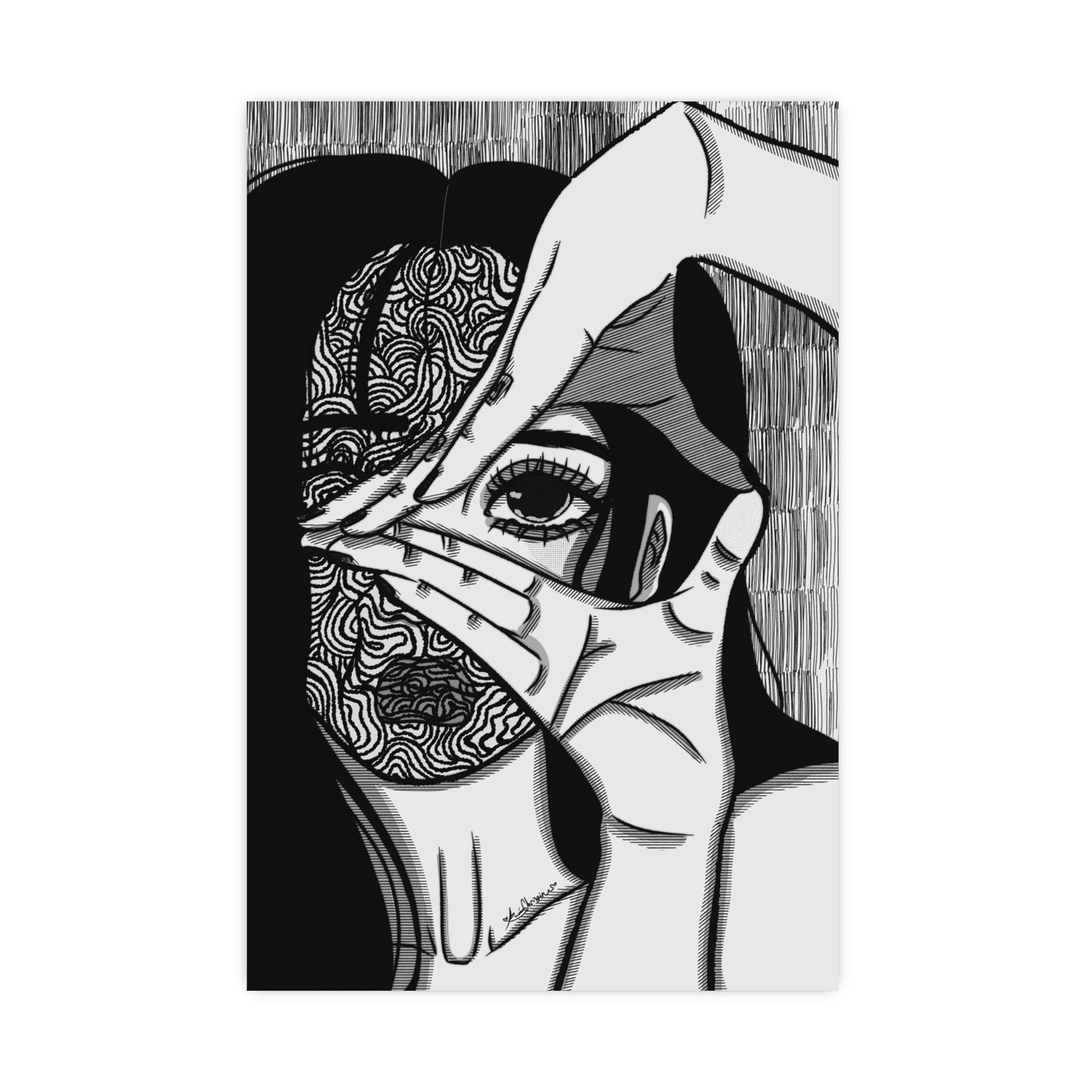 Vertical Matte Poster - Illusions