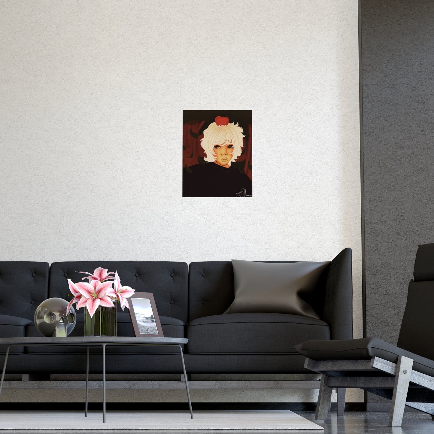 Vertical Matte Poster - Apple