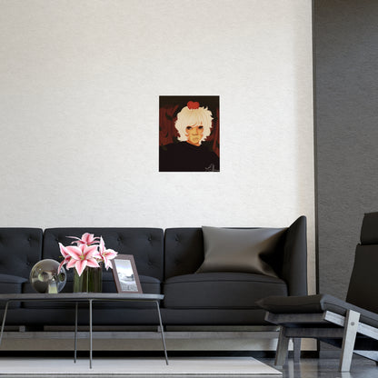 Vertical Matte Poster - Apple