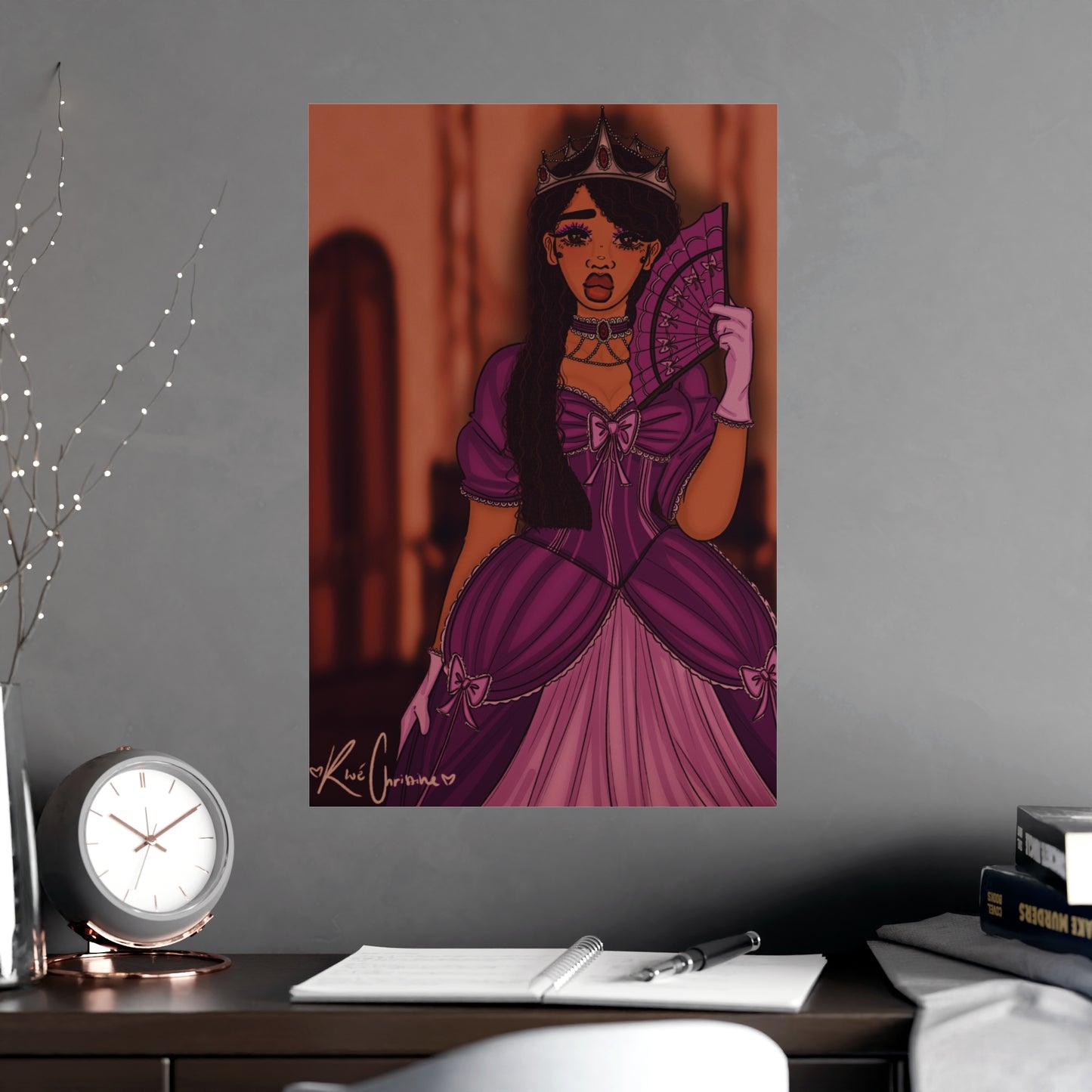 Vertical Matte Poster - Princess