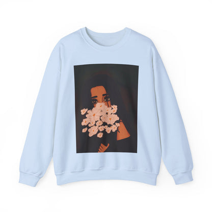 Unisex Heavy Blend™ Crewneck Sweatshirt (Flowers)