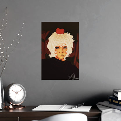 Vertical Matte Poster - Apple