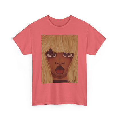 Unisex Heavy Cotton Tee (Heart Eyes)