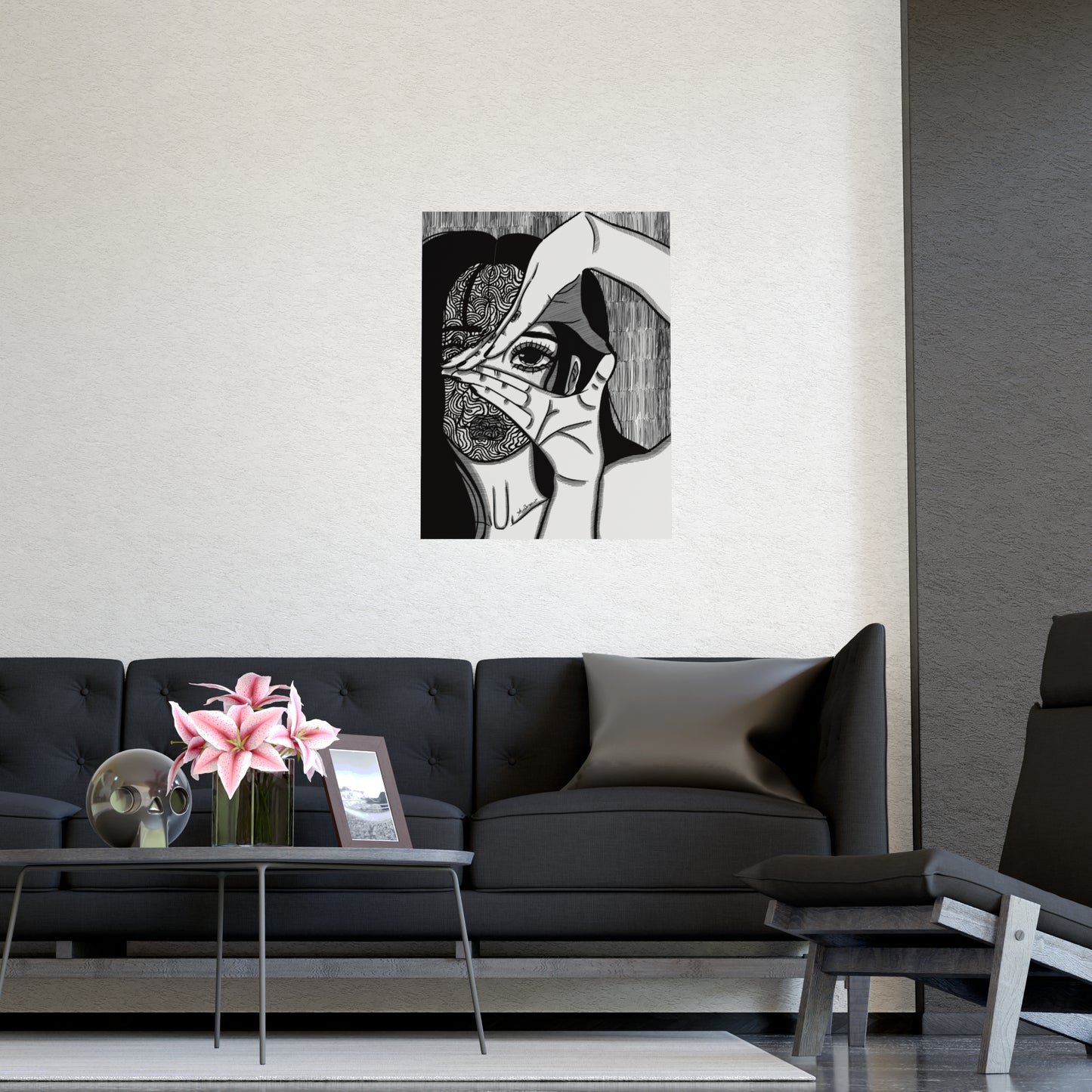 Vertical Matte Poster - Illusions