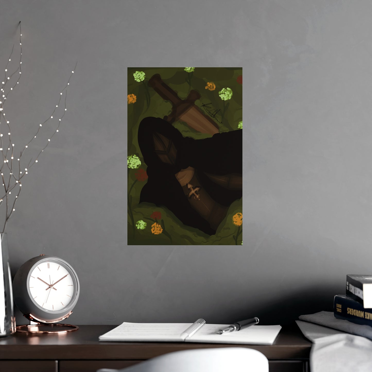 Vertical Matte Poster - Knight