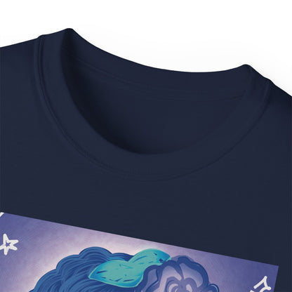 Unisex Ultra Cotton Tee (Blue Rose)