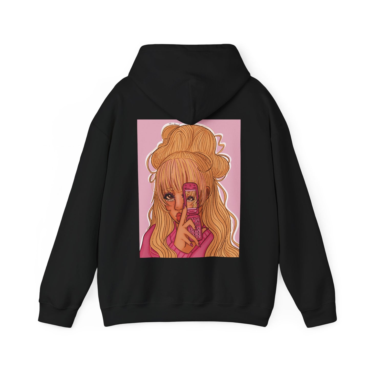 Unisex Heavy Blend™ Hooded Sweatshirt (Pink 90’s Girl)