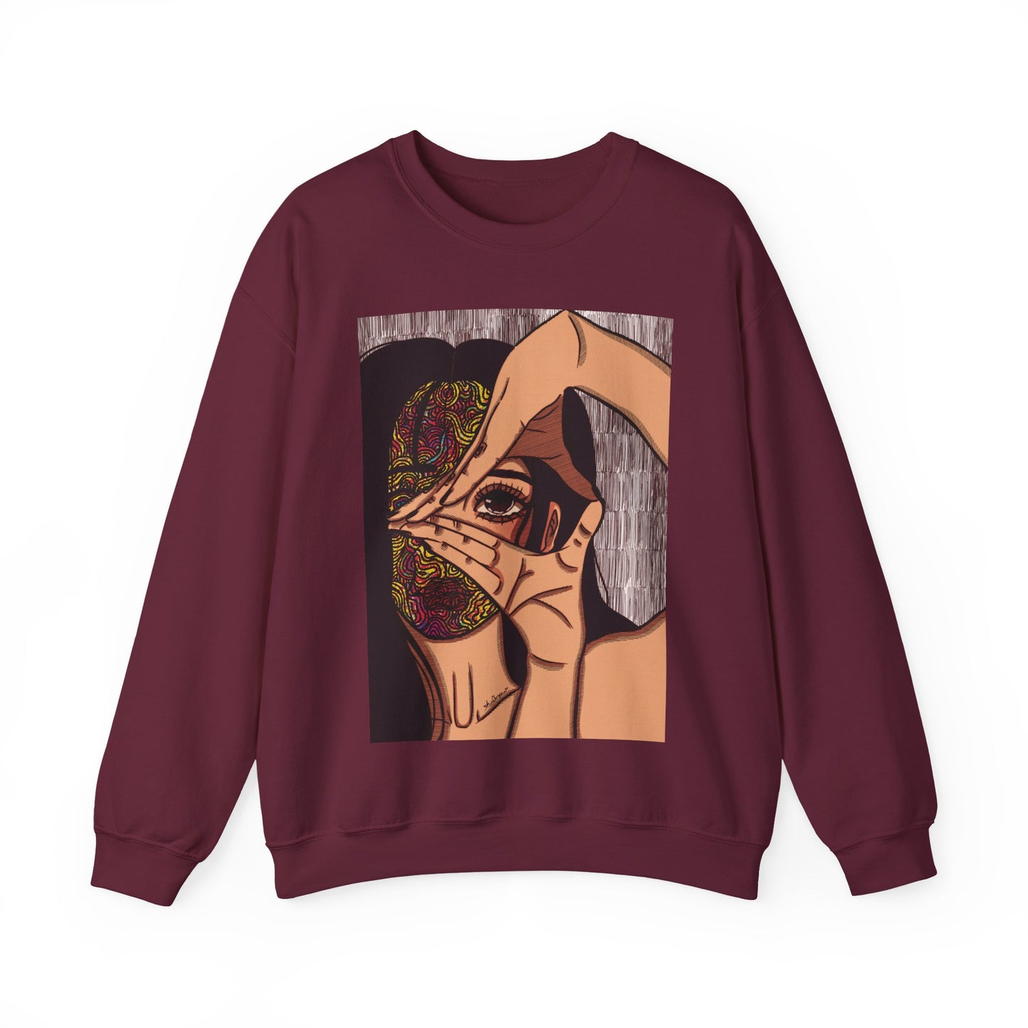 Unisex Heavy Blend™ Crewneck Sweatshirt (Illusions [color])