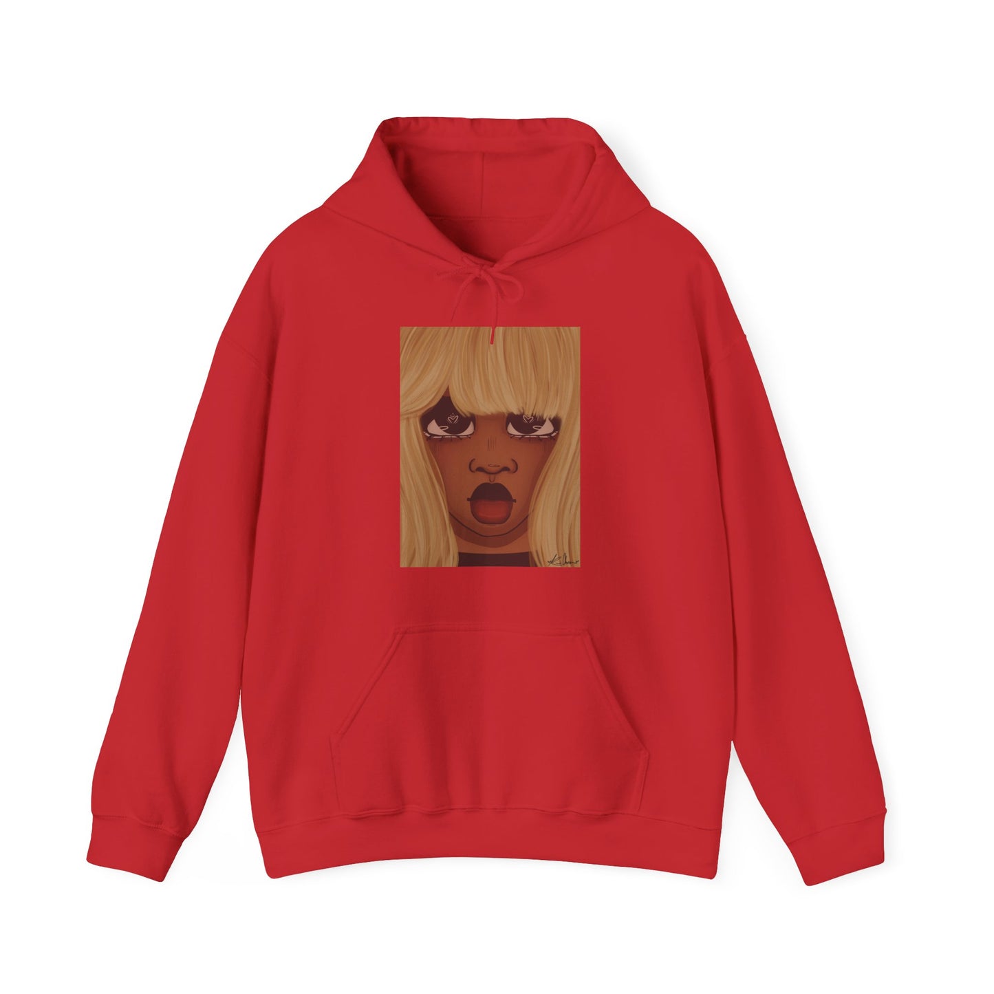 Unisex Heavy Blend™ Hooded Sweatshirt (Heart Eyes V2)