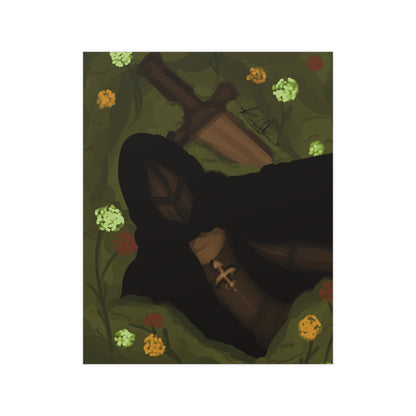 Vertical Matte Poster - Knight