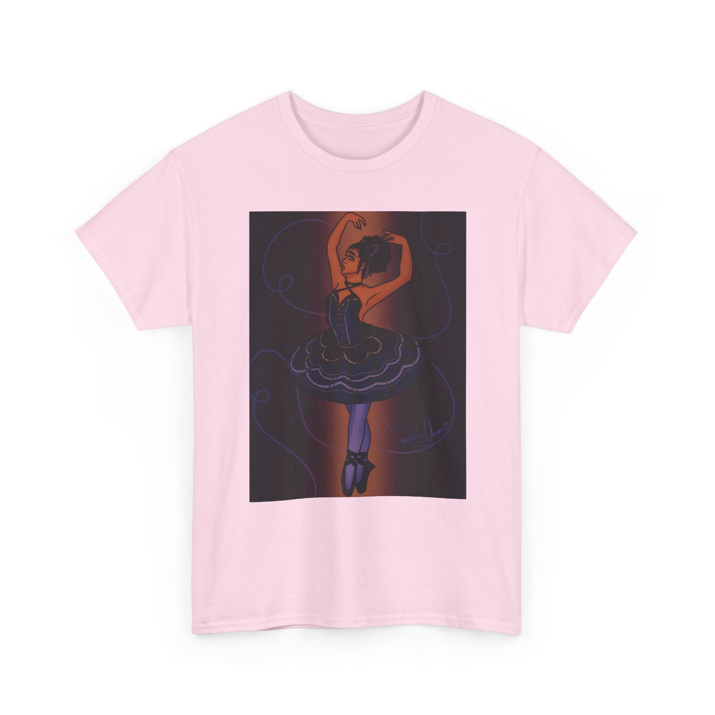 Unisex Heavy Cotton Tee (Ballerina)