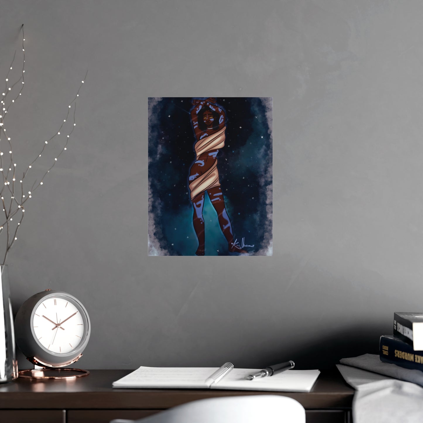 Vertical Matte Poster - Space