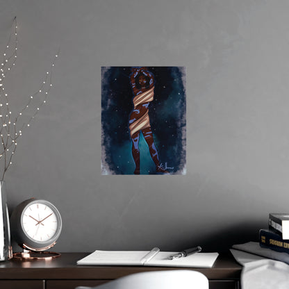 Vertical Matte Poster - Space