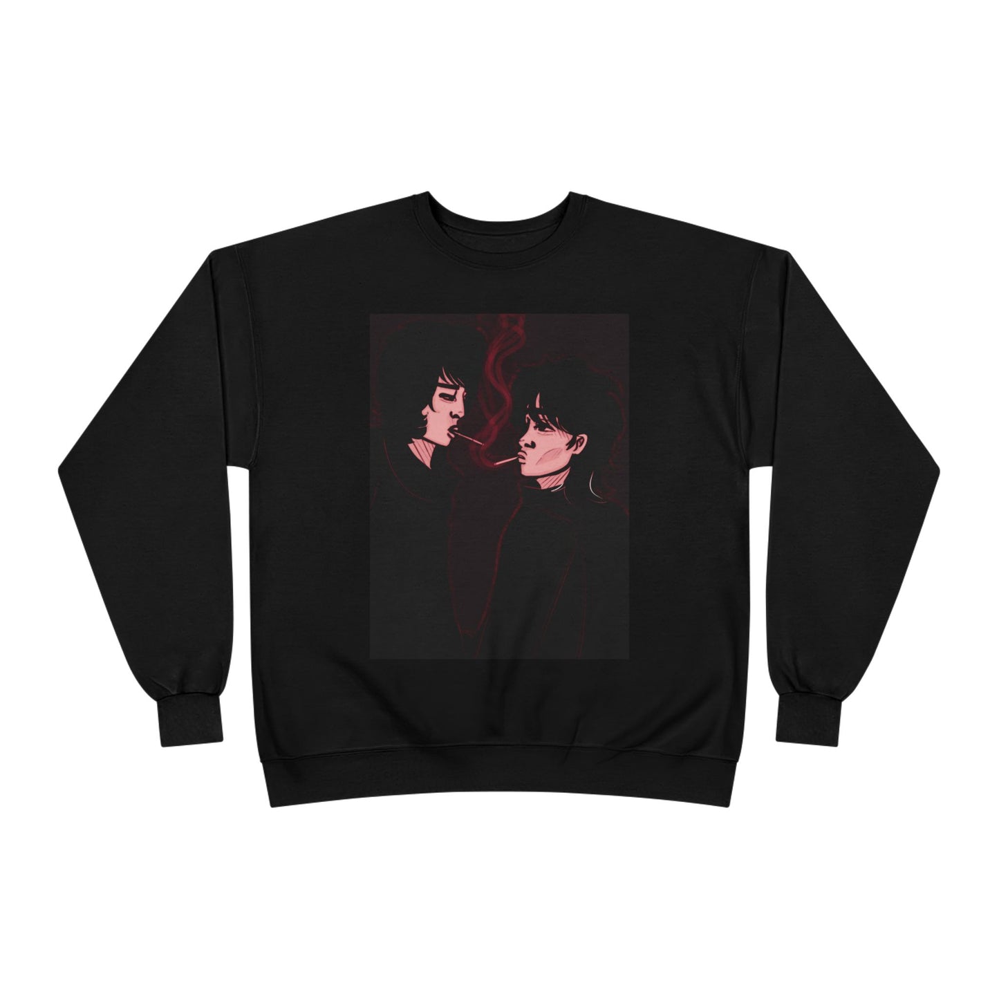 Unisex EcoSmart® Crewneck Sweatshirt (Dark Times)