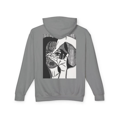Unisex Lightweight Hooded Sweatshirt (Illusions)