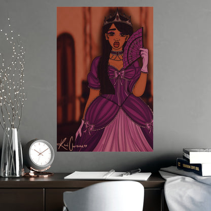 Vertical Matte Poster - Princess