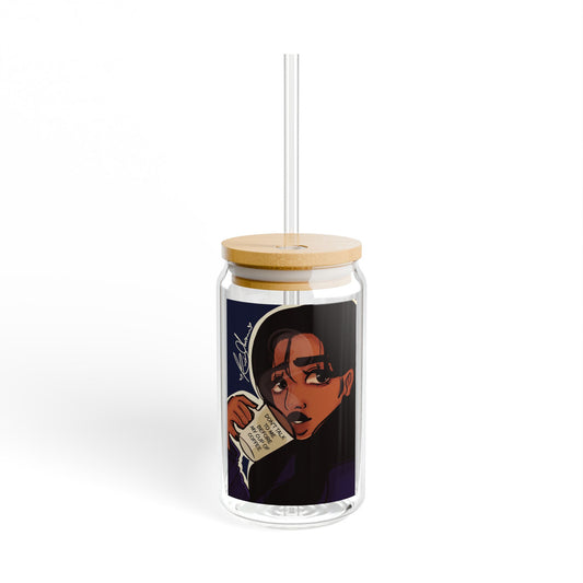Sipper Glass, 16oz - Coffee