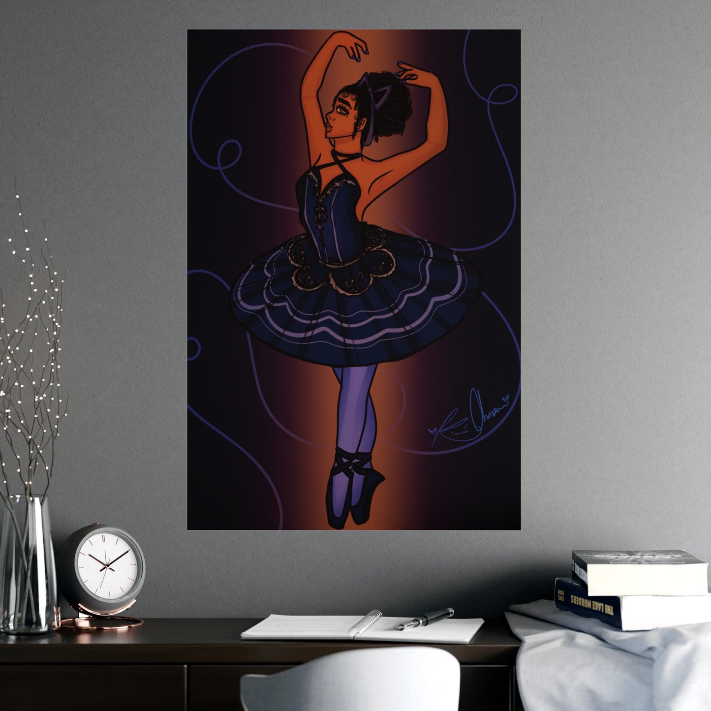 Vertical Matte Poster - Ballerina