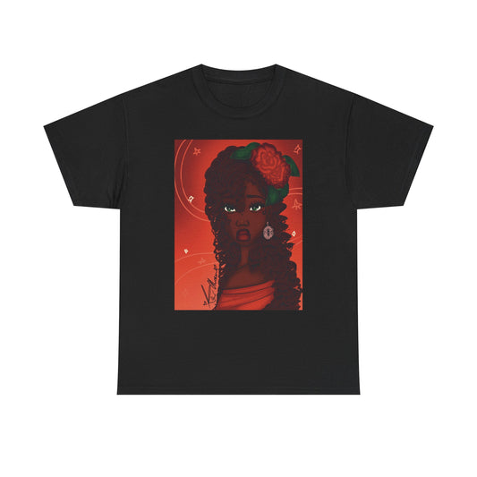 Unisex Heavy Cotton Tee (Rose)