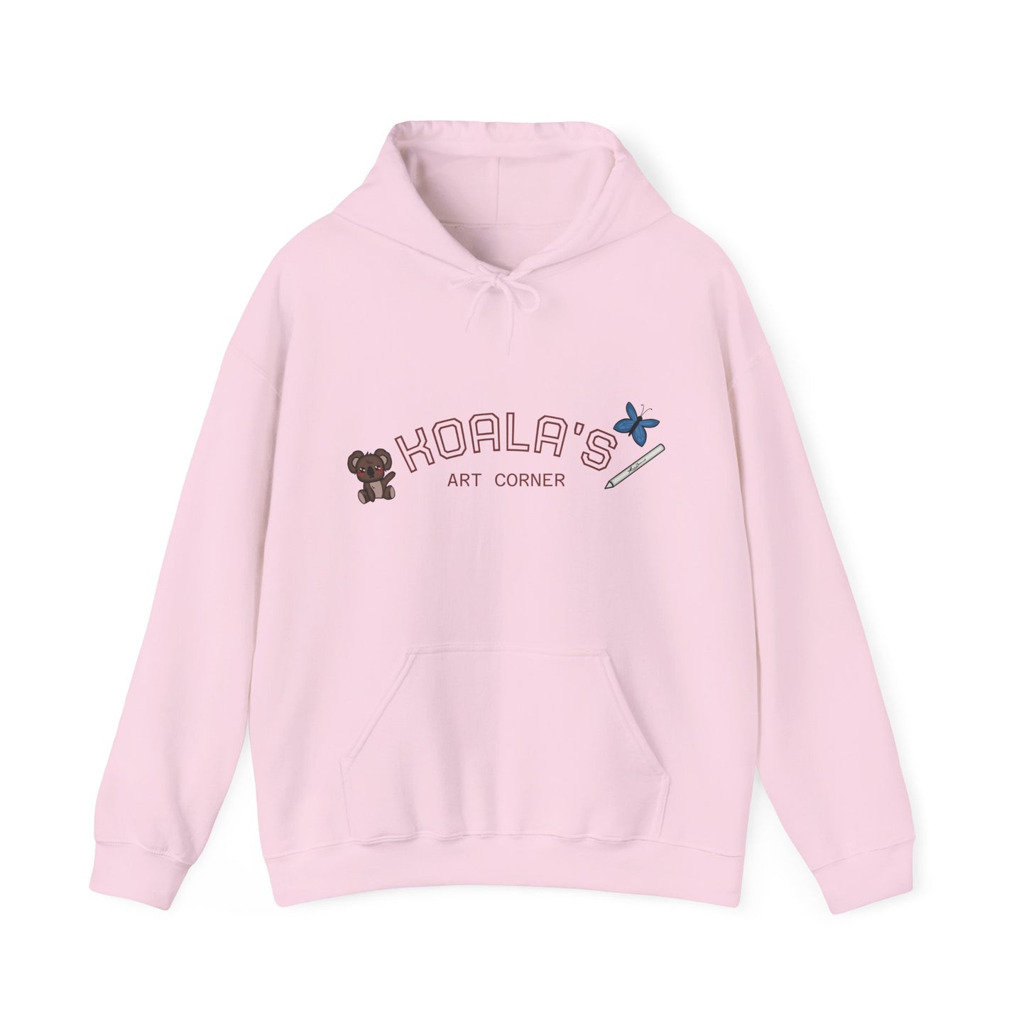 Unisex Heavy Blend™ Hooded Sweatshirt (Blue Butterfly)