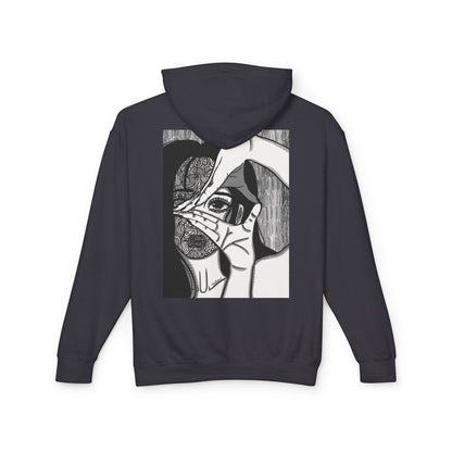 Unisex Lightweight Hooded Sweatshirt (Illusions)