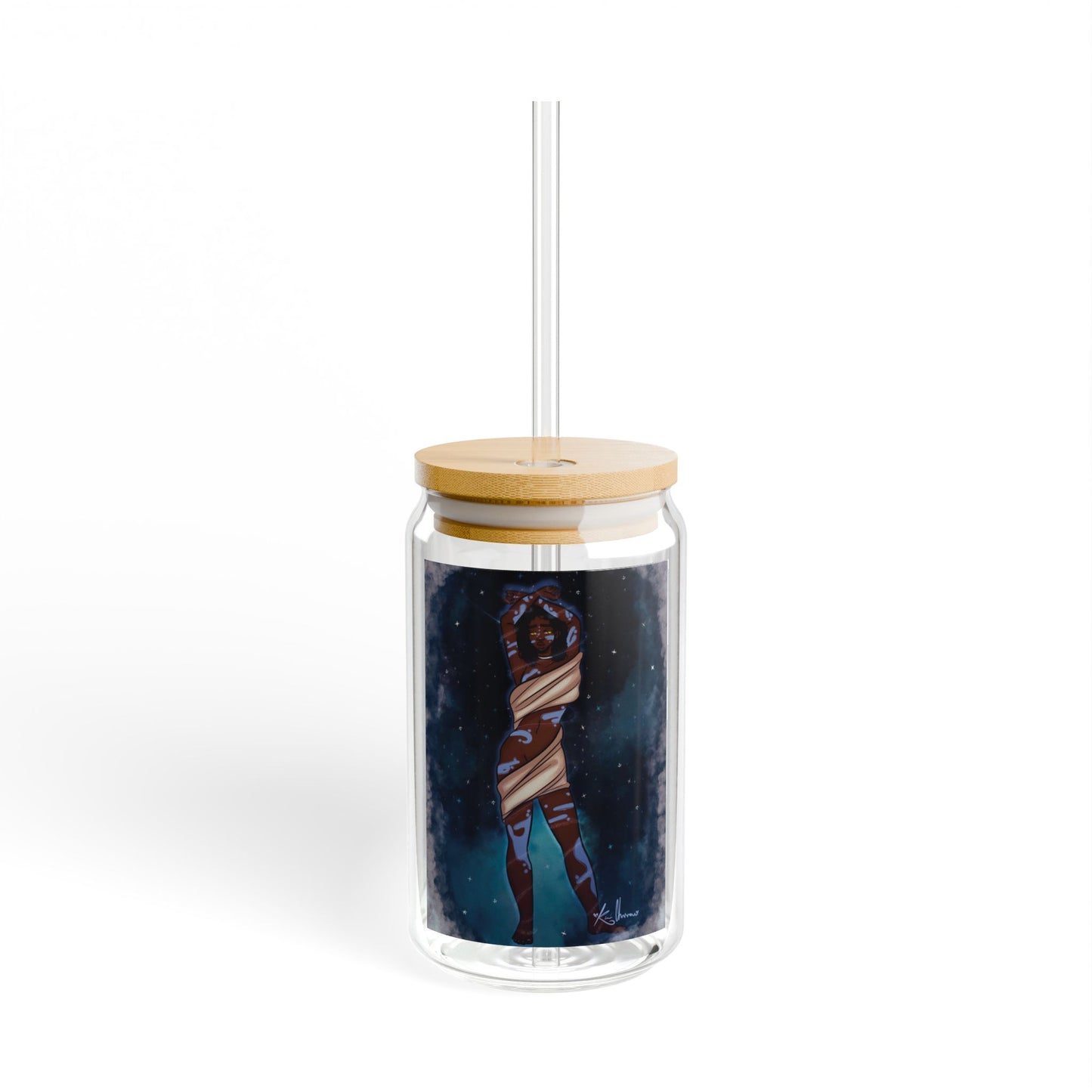 Sipper Glass, 16oz - Space